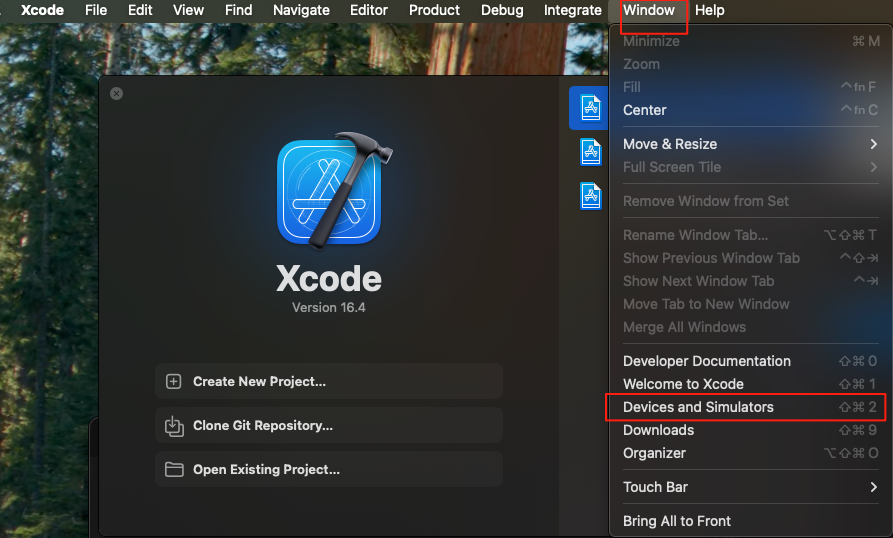 xcode 截图